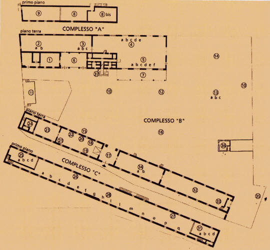 Mappa generale del Museo della Civilt Contadina di Aiello del Friuli