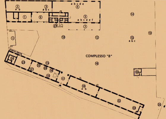 Mappa del Complesso B - Museo della Civilt Contadina di Aiello del Friuli