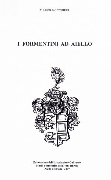 Copertina della pubblicazione "I Formentini ad Aiello"