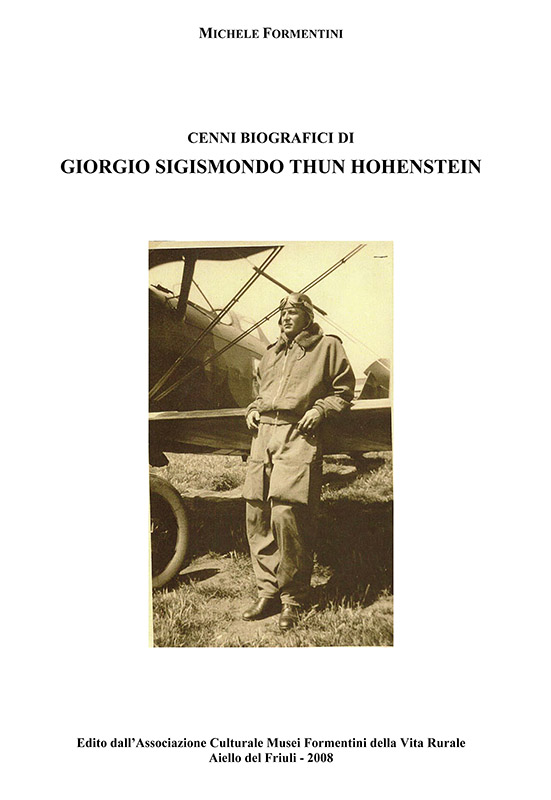 Copertina della pubblicazione "Cenni biografici di Giorgio Sigismondo Thun Hohestein"