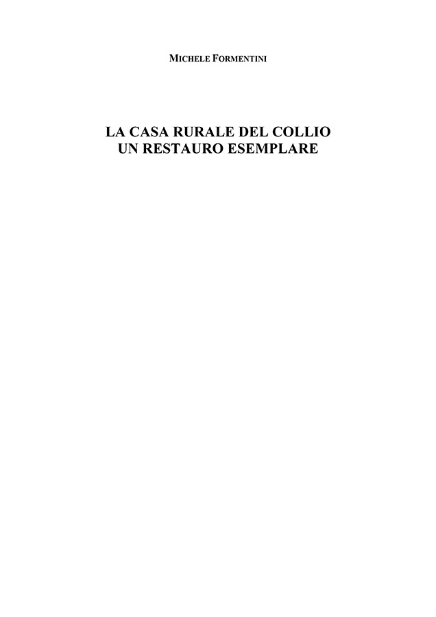 Copertina della pubblicazione "La casa rurale del Collio, un restauro esemplare", Edito dall'associazione dall'Associazione Pro Loco San Floriano del Collio